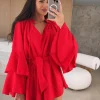 Sukienka Sophie czerwona - obrazek 2