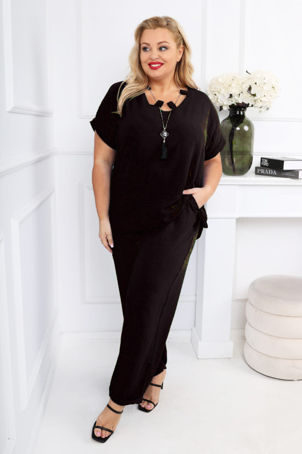 Komplet z wisiorkiem 💎 | Plus size - obrazek 7