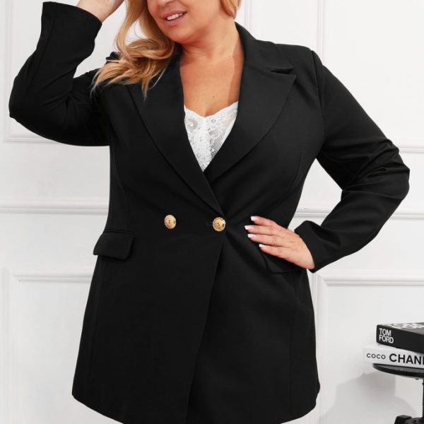 Komplet marynarka i spódnico spodenki | Plus Size