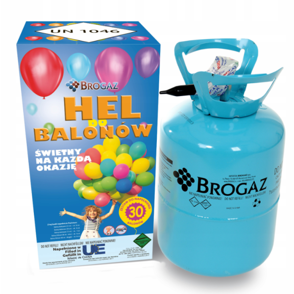 Butla z Helem HEL do Balonów